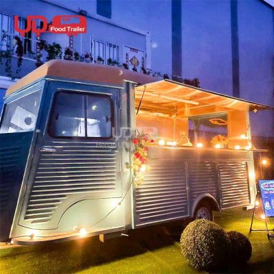 Best Sale American Vintage Food Cart Rice Coffee Van Catering Taco Hot Dog Car Food Truck For Sale