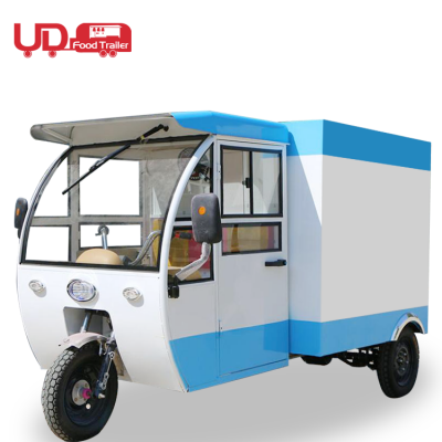 Best Quality Ice Cream Electric Food Cart Tricycle Tuk Tuk Mobile Food Trucks for Sale