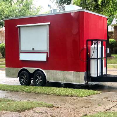 Multifunctional Outdoor Food Cart Ice Cream Cart Food Trailer Mobile Food Truck