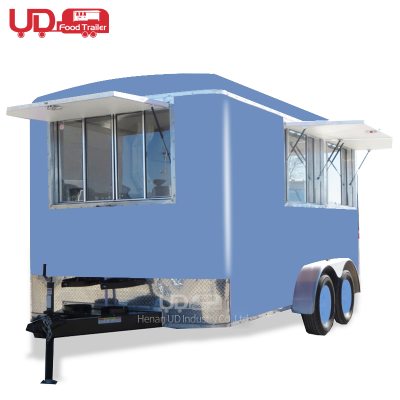 USA Catering Ice Cream Cart Coffee Mobile Kitchen Fast Food Truck Trailer