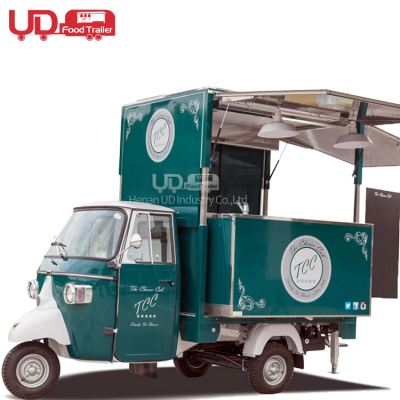 Custom Size Tricycle Ice Craem Snacks Truck Hot Dog Mobile Electric Food Cart