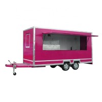 Factory Price Outdoor Barbecue Hot Dog Pizza Mobile Food Trailer Street Snack Mobile Food Cart Ice Cream Food Truck For Sale USA