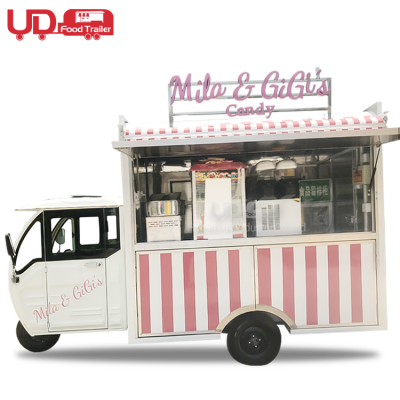 Custom Street Food Van Electric Tricycle Piaggio Ape Mobile Ice Cream Trucks for Sale