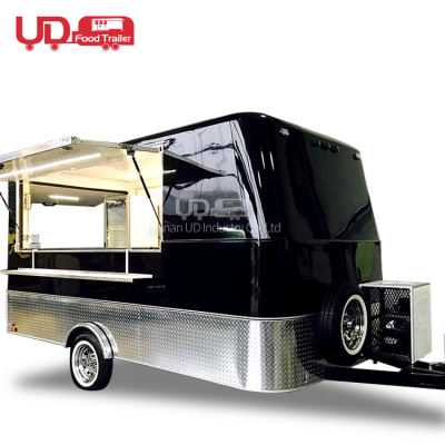 Street Sale  Mobile kitchen Sweet Corn Hot Dog Trailer Fast Food Vending Cart