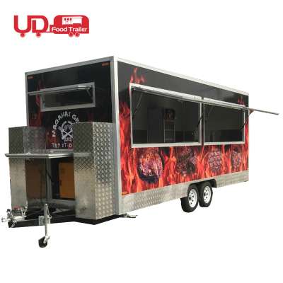 Top Selling Mobile Fryer Street Food Kiosk Cart For Sale Scooter Commercial Hot Dog Cart Food Trailer