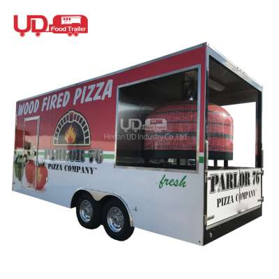 Custom Size New Mobile Kitchen Ice Cream Hot Dog Pizza Sale Used Food Trucks