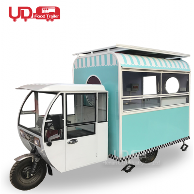 Electric Food Cart Street Sale Outdoor Mobile Kitchen Ice Cream Concession Hot Dog Stand